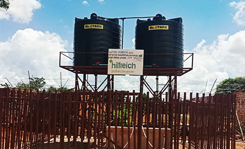Neuer hilfreich-Brunnen in Lubumbashi, Kongo